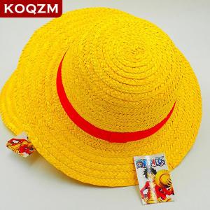 [COD] KOQZM KITCHEN Luffy Anime Peripheral Straw Hat Group Two-dimensional Anime Original Hat Sunshade Sunscreen Best Birthday Gift