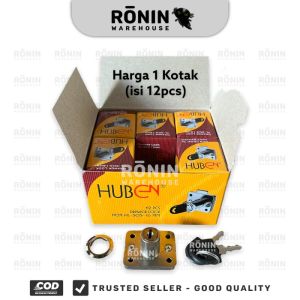 Kunci Laci Kait Tusuk Mekar Camlock Lemari Loker Drawer 12pcs HUBEN