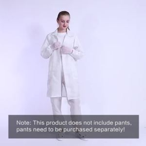 Lab Gown Smock Gown ppe gown washable PPE Jacket Reusable Esd Smock Suits Anti Static laboratory Coat Antistatic Cleanroom Suit Chemical Coverall Dust Proof Uniform Beautician Coveralls Clothing Work Wear Clothes Working Jacket Electronic Industry