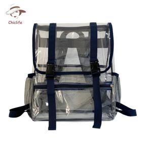 Ba lô PVC trong suốt lớn cho phụ nữ người đàn ông bền và nhẹ du lịch và Ba lô đi học