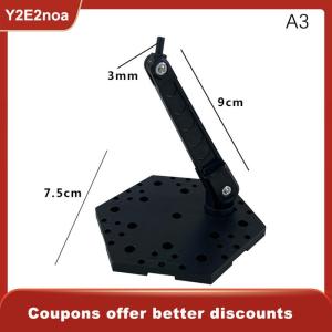 【Y2E2noa】 Innovative And Practical Handmade Doll DIY Holder Action Figure Model Base Display Stand Black Bracket For 1 144 HG RG