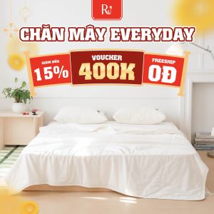 Chăn Mây Everyday Ru9 | Chất Liệu Sợi Bông Siêu Mềm Mịn | 3 Kích Thước | 1m6 x 2m | 2m x 2m2 | 2m2 x 2m4