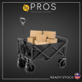 PROS New Style Four Wheels Heavy Duty Beach Garden Trolley Handcart Kereta Tangan Troli Taman Pantai Tugas Berat Empat Roda Gaya Baharu 户外推车升降露营营地拖车可折叠大野营手拉车野餐车摆摊小推车. 