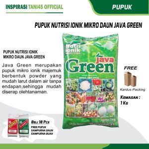 Pupuk Mikro Daun JAVA GREEN 1kg  Pupuk Nutrisi untuk tanaman hijau JAVAGREEN 1KG