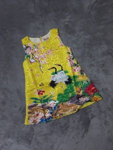 ĐẦM GẤM CHO BÉ GÁI [HÌNH CON CÒ]