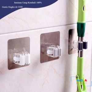 TENSKE Hanger Hook Gantungan Sapu Pel Multifungsi 1PCS - GF-016 - Silver