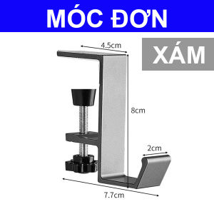 Móc Kẹp Cạnh Bàn Móc Treo Balo Túi Xách Giá Treo Đồ Vật Móc Treo Đồ
