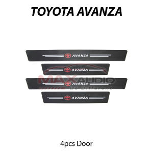 TOYOTA VIOS ALTIS HILUX AVANZA CAMRY INNOVA HARRIER Car Door Rear Trunk Side Sill Carbon Fiber Sticker Protector
