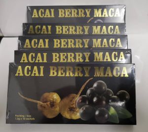 (Ready Stock) Acai Berry Maca Powder (1.2g x 10 Sachets)