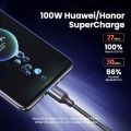 UGREEN สายชาร์จ สายชาร์จเร็ว 100W 6A USB Type C Super Charge Only for Huawei Phone P60 P50 Pro Mate 50 Pro Honor Fast Charging สายชาร์จ USB C Data Super Charge สำหรับ Model:50567. 