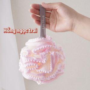 BÔNG TẮM HÌNH TRÒN TẠO BỌT SIÊU MỀM TẨY TẾ BÀO M90
