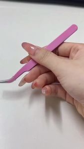 Nhíp gắn mi giả MILAI N-01 đầu kẹp chính xác dễ thao tác hỗ trợ gắn mi nhanh gọn cho người mới