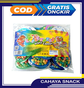 1 PAK PERMEN LITTLE TUTTI ISI 40 PCS / PERMEN LUNAK ANEKA RASA BUAH