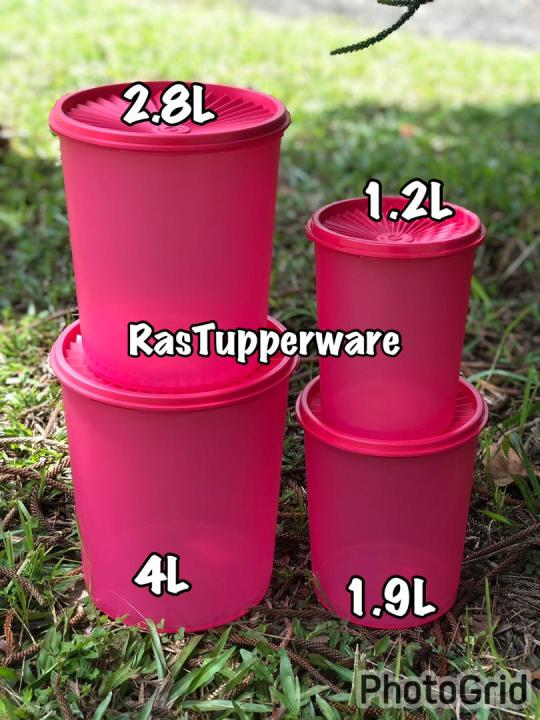 TUPPERWARE DECO CANISTER SET | Lazada