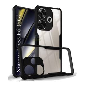 Case Casing XIAOMI POCO F6 5G 2024 Armor Fusion Protect Camera Shockproof