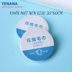 Khăn nén tắm to và khăn mặt nén nhỏ mang du lịch