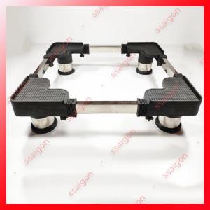 Chân đế máy giặt kệ máy giặt và tủ lạnh kệ tủ lạnh máy giặt trụ Inox cao cấp - BH 2 năm