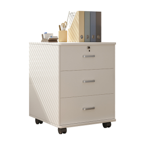 ORDORA Office File Cabinet Drawer with Lock and Key Wooden Storage Cabinet Organizer