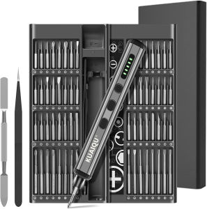 KUAIQU 68 in 1 Electric Precision Screwdriver ไขควง เซ็ทไขควง 24 Bits S2 Steel 350mAh 200rpm ไขควงไฟฟ้า ชุดไขควง เอนกประสงค์ ออกแบบกล่อง