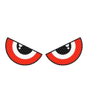 Punk theo chủ đề lớn lên mắt Sticker không thấm nước không Miếng Dán Phản chiếu Quỷ mắt đề can xe ô tô cho xe bên ngoài