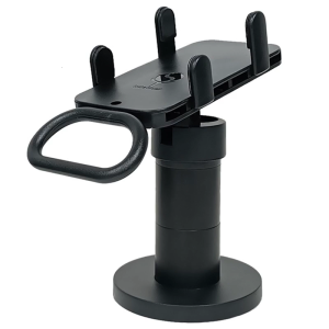 Adjustable POS Terminal Mount With Cable Management Angle Rotatable POS Machine Stand For Retail Stores Countertops