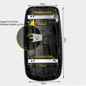 MUQZI Cycling Bicycle Parts Comfortable Bicycle Saddle Bike Seat Plate Bike Carrier Bike Back Shelf Seat Children Back Seat Bicycle Rear Seat Cushion Bicycle Manned Cushion