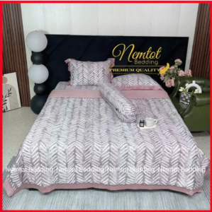 🕎LYOCELL 120S🕎Bộ Chăn Ga Gối Lyocell 120S Cao Cấp Nằm Thoáng Mát Chần Bông Lông Vũ _ Nemtot Bedding