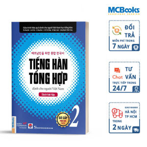 Tiếng Hàn Tổng Hợp Sơ Cấp 2 Dành Cho Người Việt Nam - Sách Bài Tập Giải Thích Chi Tiết - Mcbooks