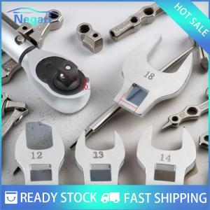 NG Motor✨ COD ✨ Car 8 cái 3 8 inch hoán đổi cho nhau xử lý Bull Head Ratchet cờ lê thiết lập ổ đĩa trung bình L-hình sừng cờ lê phụ kiện