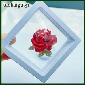 tuokaiguoji Temperament Red Rose Brooch High-end Suit Accessories Pins Design Brooches
