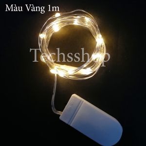 Đèn led trang trí đom đóm dài 1m nhiều màu kèm pin - Đèn led dây trang trí sinh nhật - Đèn trang trí nhà cửa tết - phụ kiện trang trí noel đám cưới - Lễ hội hội nghị tiệc - Happy birthday