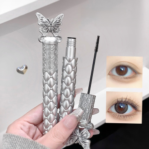 Bestseller Butterfly Mascara Mascara Primer Waterproof Strong Hold Curls Lashes Three-Dimensional Hair Steel tube mascara