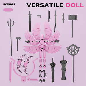 Đồ chơi lắp ráp mô hình Robot Figure Dummy 13 Six-winged angel