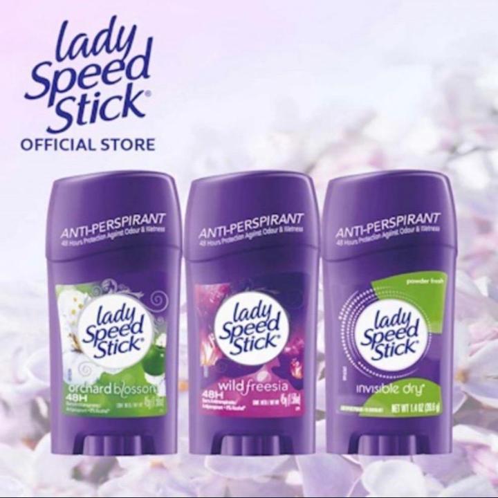 Lady speed stick โรลออนระงับกลิ่นกายสำหรับคุณผู้หญิง ผลิตในประเทศ USA ...