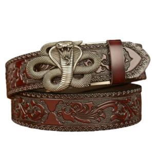 Cuộc họp kinh doanh Thắt lưng đàn ông đầy màu sắc thắt lưng eo hình khắc thắt lưng cho quần jean và quần áo giản dị