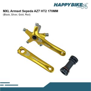 MXL Armset Sepeda AZ7 HT2 170mm Folding Crank Arm Set Hollowtech