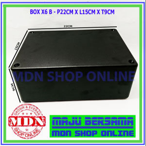 Box X6 Besar - Box Plastik P22cm x L15cm x T9cm 2pcs bagus