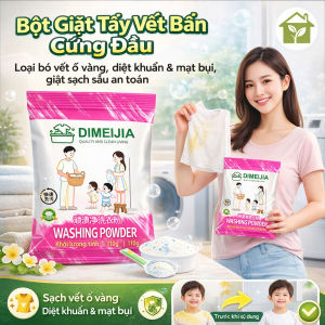 【3 Trong 1】 Bột Giặt Tẩy Vết Bẩn Mạnh Mẽ / Loại Bỏ Vết Bẩn Vàng Và Đen / Làm Sạch Sâu / Loại Bỏ Hiệu Quả 999% Vi Khuẩn Và Mạt Bụi / Hương Thơm Lâu Dài
