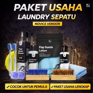 Flap Shoes Care Paket Pembersih Sepatu Shoes Cleaner Kit Novice Version