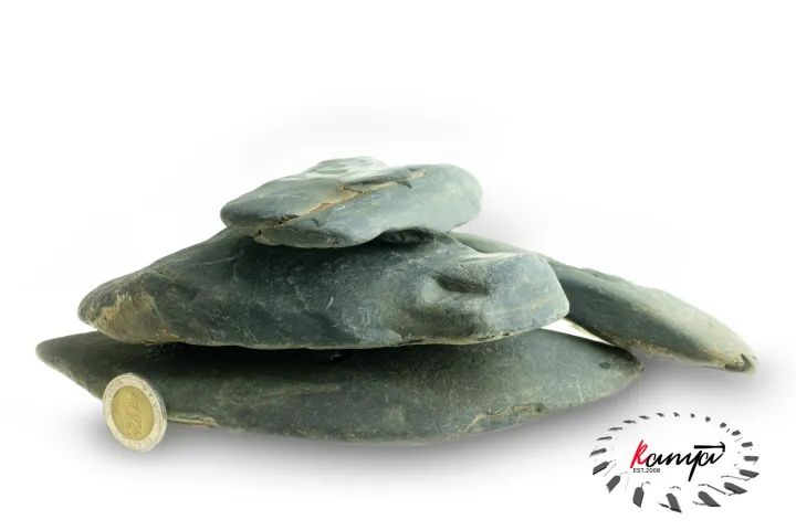 ชุดหินธรรมชาติ 4 ก้อนสำหรับตกแต่งสวนและตู้ปลา