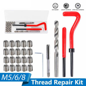 In Stock 30Pcs M5/M6/M8/Thread Repair Tool Kit For Restoring Damaged Threads Spanner Wrench Twist Drill Bit Kit