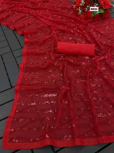 [Pre Order] GEORGETTE SAREE ~ Delivery Lead Time : 10 days