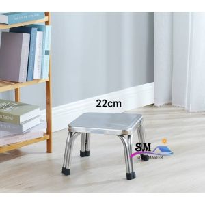 Stainless Steel Square Stool/ Living Room Chair/ Working Chair/ Leisure Stool/ Low Stool -Steel Master