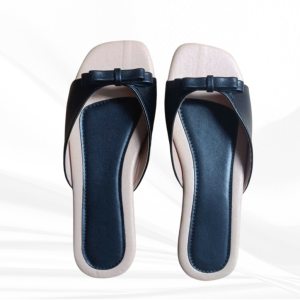 Dép nữ quai bản ngang nơ xinh đế mềm êm chân chống trượt | dép nữ dễ phối đồ style Hàn | size 35–39 | DepStyle VN – DS02