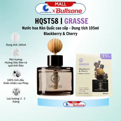 Nước hoa ô tô cao cấp Bullsone Grasse Dung tích 105ml Đa dạng mùi hương - Hàng chính hãng