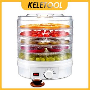 Fruit Dryer Vegetables Herb Meat Drying Machine Household Food Dehydrator Pet Meat Dehydrated Snacks Air Dryer With 5 Trays 220V