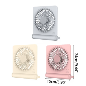 2000mAh có thể sạc lại mạnh mẽ nhỏ Quạt để bàn Quạt điện làm mát yên tĩnh cho phòng ngủ văn phòng du lịch ngoài trời
