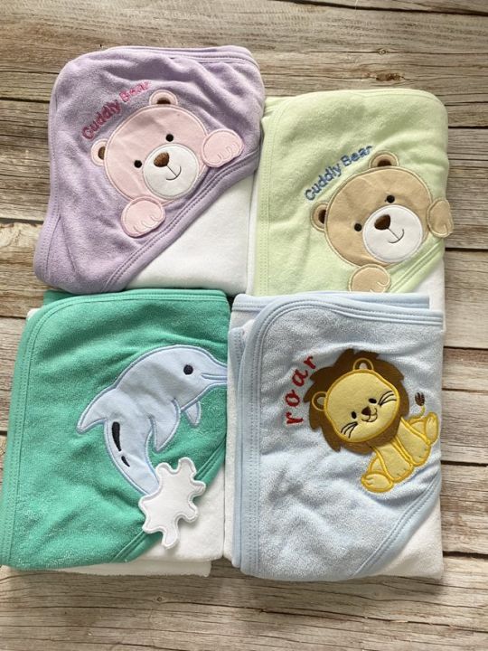 pc Small Wonders Receiving Blanket for Newborn Baby Hooded