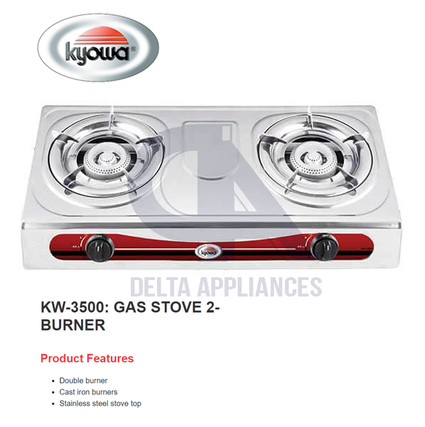 Kyowa Double Burner Gas Stove Kyowa Gas Stove (Double Burner) Cast - Main Image