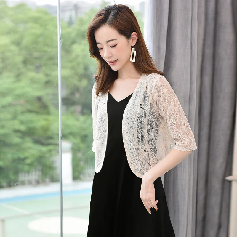 Wedding Shawl Plus Size Lace Bolero Women Lace Cardigan Plus Size